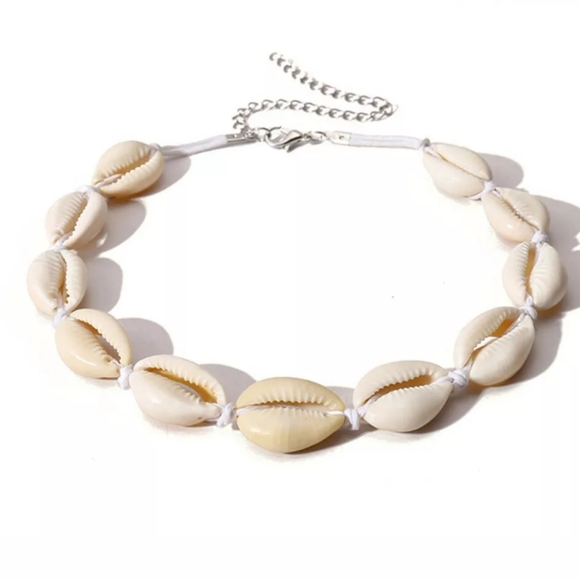VSCO GIRL PUKA COWRIE SHELL NECKLACE - Picture 4 of 4